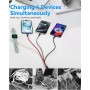 4 en 1 Câble pour Chargeur Apple Watch,1.2m Chargeur iPhone et Câble USB C Charge Rapide Cable Multi Chargeur Cable Apple Watch 