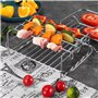 NathrBTV 2 Piece Air Fryer Accessories Convient pour Ninja AF300EU AF400EU avec 5 porte kebab Friture double panier compartiment