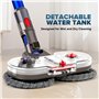 Tête de Vadrouille Electrique Compatible avec Dyson V7/V8/V10/V11/V15, avec 6 Vadrouille Lavable et1 Réservoir d'eau Amovible