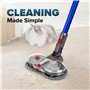 Tête de Vadrouille Electrique Compatible avec Dyson V7/V8/V10/V11/V15, avec 6 Vadrouille Lavable et1 Réservoir d'eau Amovible