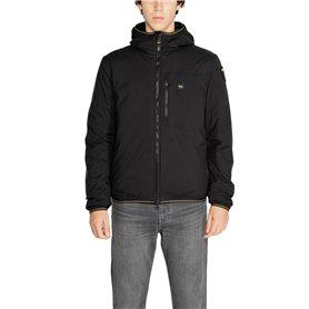 Blauer Veste zippée à capuche noire unie - Vestes