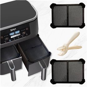 2 PCS Friteuse Grille Anti Projection Air Fryer Ninja of Accessoire Air Fryer Ninja Double Stack Xl