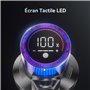 VSTOKY V15 Pro Max Aspirateur Balai sans Fil, 600W/48Kpa/70Mins Aspirateur sans Fil Puissant avec Écran LED, Design à Double Bac