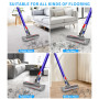 Brosse Compatible avec Dyson Aspirateurs V7 V8 V10 V11 V15,Tête de Brosse Nettoyage à Entraînement Direct Acessoire avec 4 Lumiè