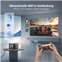 【Netflix/Android TV】 Vidéoprojecteur 4K Auto Focus/Keystone, 26000 Lumens Projecteur 4K, WiFi6 Bluetooth RétroProjecteur Full HD