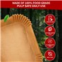 180PCS Papier cuisson air fryer pour friteuse à air pour Ninja Foodi Flex 10.4 L AF500EU,Résistant à la chaleur, à l'huile, Papi