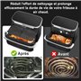 Grille Anti Projection pour Air Fryer Ninja 10,4 L AF500EU - Protection en Silicone Réutilisable pour Friteuse à Air Chaud, Prot