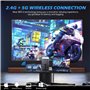 Mini Videoprojecteur 4k Supporté, Mini Projecteur Video Portable Retroprojecteur Portable Home Cinéma, Full HD 1080P, Correction