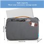 Housse pour Ordinateur Portable 13-14 Pouces – Sacoche imperméable et Antichoc, étui Protecteur en Tissu Doux avec Fermeture écl