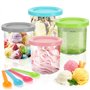 4 Pièces Récipients à Crème Glacée de Rechange