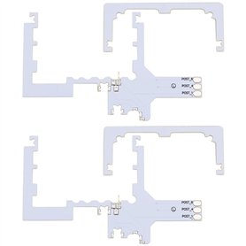 VGOL 2pcs Adaptateurs CPU Postfix Compatible avec Corona V3 V4 Pièce de Réparation Outils PCB pour Console de Jeu Adaptateur CPU