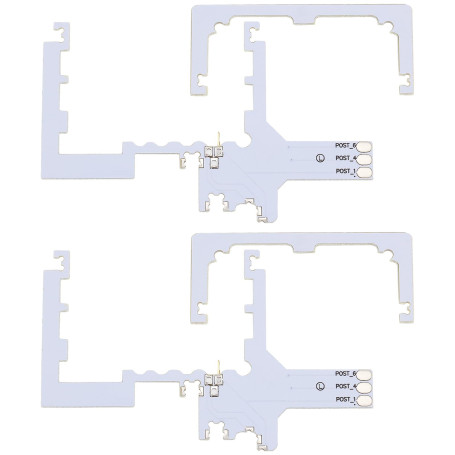 VGOL 2pcs Adaptateurs CPU Postfix Compatible avec Corona V3 V4 Pièce de Réparation Outils PCB pour Console de Jeu Adaptateur CPU