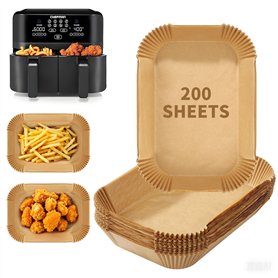 200Pièces Papier Cuisson Air Fryer