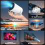 4K Videoprojecteur avec 120 ANSI Lumens