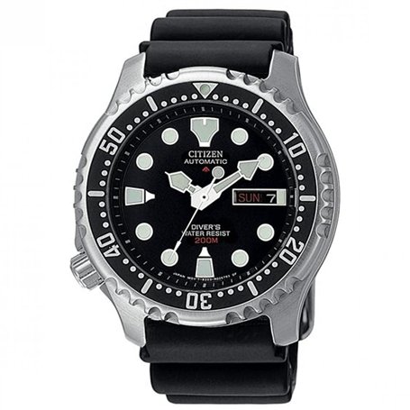 CITIZEN Mixte Analogique [Automatique] Montre avec Bracelet en Polyuréthane NY0040-09E