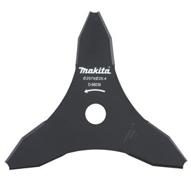 Lames 3 dents pour débrousailleuse Ø 255 mm DUR368/369 - MAKITA D-66036
