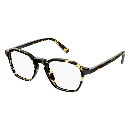 Police VPLC54 Sunglasses, Shiny Pattern Brown-Yellow, 51 Unisex