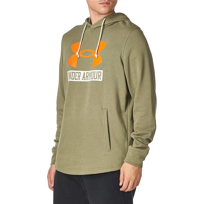 Under Armour UA Rival Terry Logo, Hommes, Vert, S