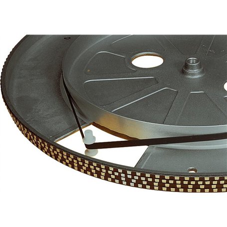 Electrovision - Courroie pour Platine Tourne-Disques Noire - Dimensions: 210mm