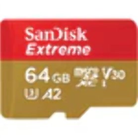 SanDisk Extreme 64 Go MicroSDXC UHS-I Classe 3