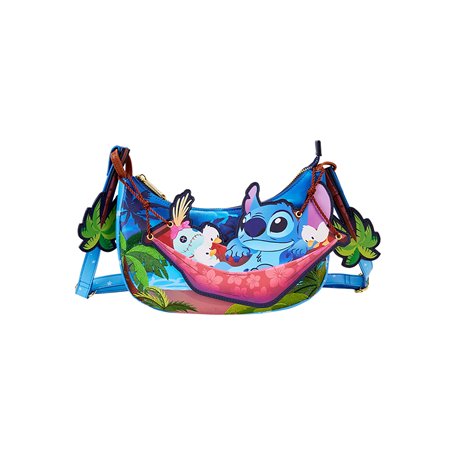 Loungefly Disney Stitch Camping Cuties Hammock Crossbody
