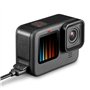 Fututech Couvercle de la Batterie pour GoPro Hero 13 12 11 10 9 Black Coque de Protection Latérale Etui Port de Charge Protecteu
