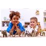 Papo- Jeune mammouth Les Dinosaures Figurine, 55025, Papo-55025-Figurine-Jeune, Marron