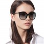 Michael Kors 0MK2137U Lunettes de Soleil, Black/Grey Shaded, 57 Unisex