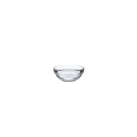 Duralex Lys Round Stacking Mixing Glass Bowl 7.5cm, Set of 4 2021AC04 by