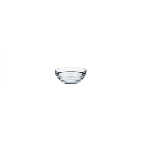 Duralex Lys Round Stacking Mixing Glass Bowl 7.5cm, Set of 4 2021AC04 by