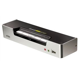Aten CS1794 commutateur écran, Clavier et Souris Argent