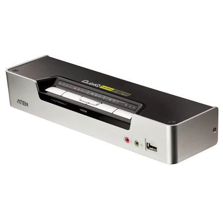 Aten CS1794 commutateur écran, Clavier et Souris Argent