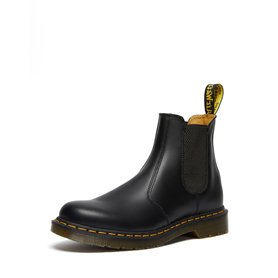 Dr. Martens Mixte 2976 Smoothplain Welt Sneakers Hautes, Noir (Nero), 36 EU
