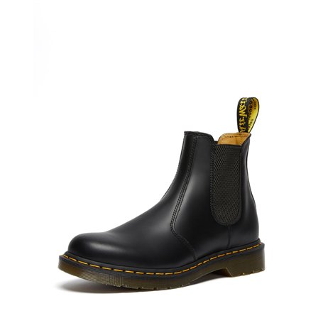 Dr. Martens Mixte 2976 Smoothplain Welt Sneakers Hautes, Noir (Nero), 36 EU