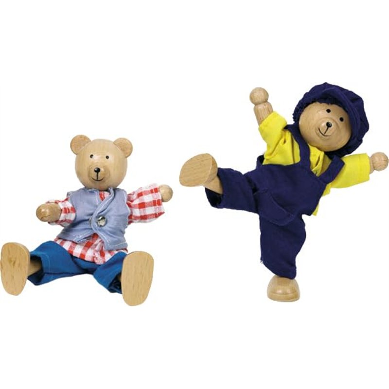 Image secondaire de Goki - 51914 - Costumes - Coffret à Vêtements pour Ours - 2 Ours et 8 Tenues