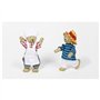 Goki - 51914 - Costumes - Coffret à Vêtements pour Ours - 2 Ours et 8 Tenues