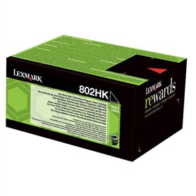 Lexmark 80C2HK0 Cartouche de Toner Laser pour Imprimante CX410/510 Noir
