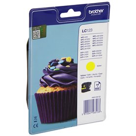 Brother LC-123YBP Cartouche d'encre Jaune