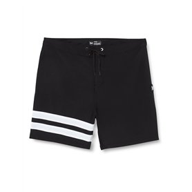 Hurley Block Party Short de bain 18 pouces pour homme, Noir , 40 EU
