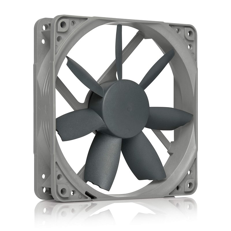 Noctua NF-S12B redux-1200 PWM, Ventilateur Haute Performance, 4 Broches, 1200 tr./min (120 mm, Gris)