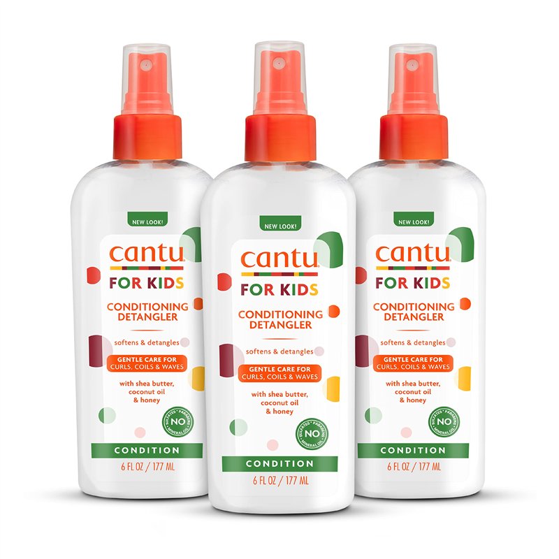 Cantu Care for Kids Conditioning Detangler, 6 fl oz (Pack de 3)