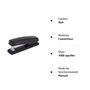 Amazon Basics Agrafeuse avec 1000 agrafes, Noir, Lot de 1