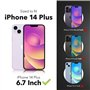 ZAGG Gear4 Crystal Palace D30 Coque de Protection Compatible avec iPhone 14 Plus, Fine, légère, Antichoc, MagSafe, Chargement sa