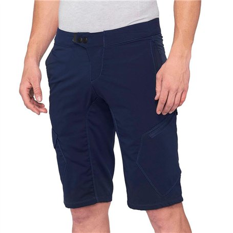 100 Percent RIDECAMP Shorts Navy-38 Combinaison modèle Court, Azul, La Norme Homme