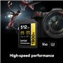 Lexar SDXC Professional 512GB BL 1800x UHS-II V60 gold (LSD1800512G-BNNNG)