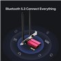 [Nouveau] MERCUSYS MA86XE- Carte réseau PCLe AXE5400, Wi-FI 6E avec Bluetooth 5.2, Triple Bande, 6 GHz/5 GHz/2,4 GHz, Compatible
