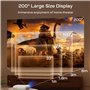 YOTON Y9 [Officiel Netflix/Dolby/APP] Vidéoprojecteur 4K, Correction Keystone 4P/Zoom 50%, WiFi et Bluetooth, Projecteur natif 1