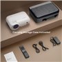 YOTON Y9 [Officiel Netflix/Dolby/APP] Vidéoprojecteur 4K, Correction Keystone 4P/Zoom 50%, WiFi et Bluetooth, Projecteur natif 1