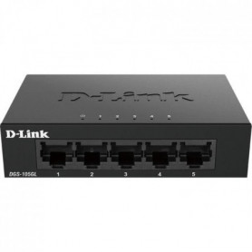 Switch 5 ports Gigabit - Métallique. connecteurs plastique - DLINK 31,99 €