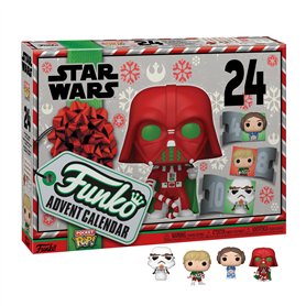 Funko Advent Calendar: Star Wars Holiday - Darth Vader - Dark Vador- Calendrier de L'avent - 24 Jours de Surprise - Mini-Figurin